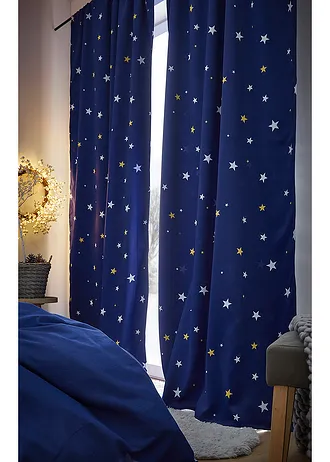 Rideau occultant à fonction thermique (1 pce) • bleu nuit • Boutique bonprix