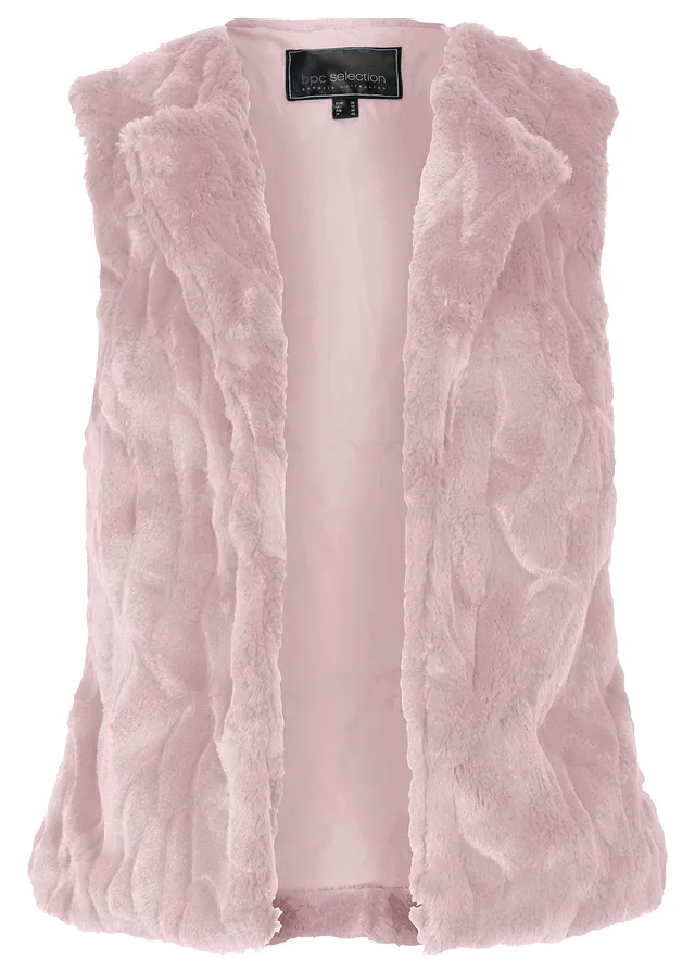 Vestă din imitație de blăniță