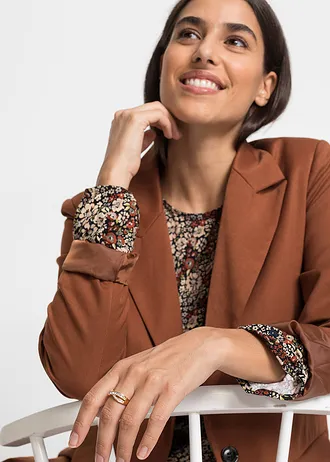 Prsten s křišťálovými kameny • pozlacená • bonprix obchod