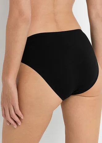 Lot de 4 slips à dentelle, Couleur: noir