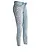 Jean skinny taille mi-haute, raccourci, Couleur: bleu clair denim floral