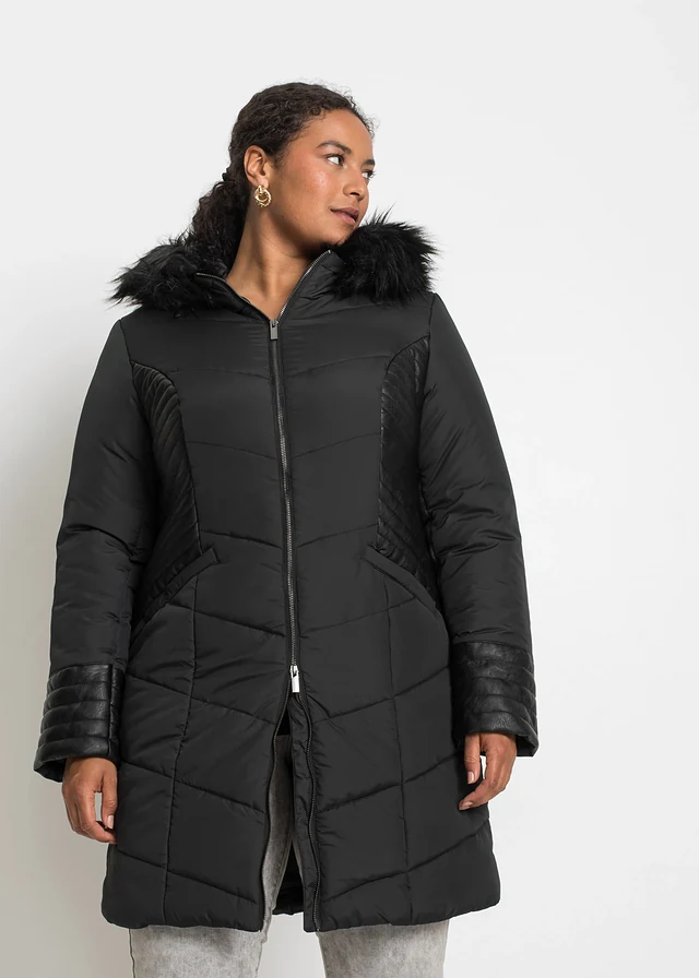 Doudoune longue, Couleur: noir