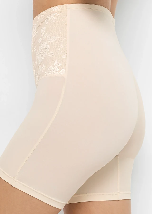 Corrigerende biker short, medium corrigerend, Kleur: poudre