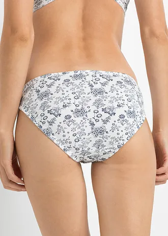 Chilot (3buc/pac) • indigo/alb floral + alb + indigo • magazin bonprix