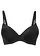 Voorgevormde bh met beugels, Kleur: zwart