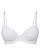 Vyztužená podprsenka s kosticemi, barva: bílá