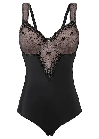 Body minimizer z haftem • czarny • sklep bonprix