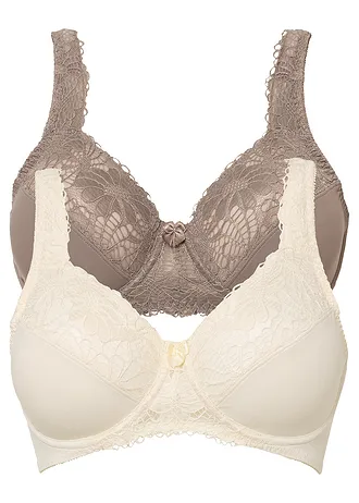 Biustonosz minimizer z wyściełanymi ramiączkami (2 szt.)