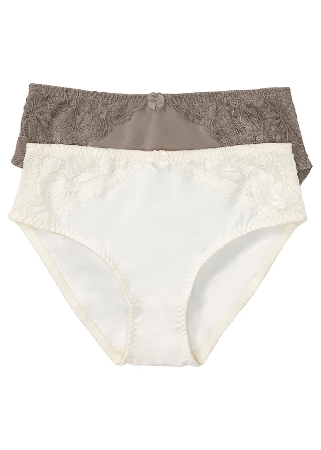 Maxislip met kant (set van 2)