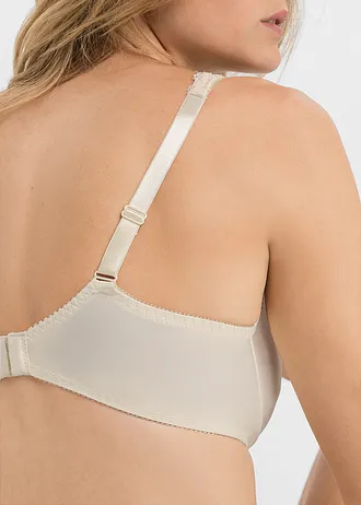 Zmenšovací podprsenka s polstrovanými ramínky (2 ks v balení) • šampaňská + hnědošedá • bonprix obchod