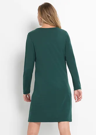 Noční košile • tmavě zelená s potiskem • bonprix obchod