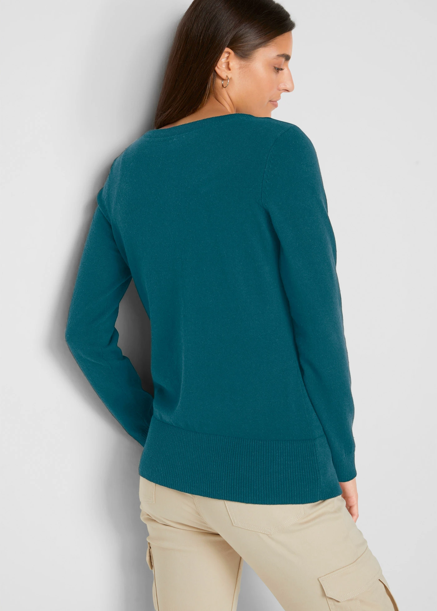 Vest met gerecycled materiaal • donkergroen • bonprix online shop