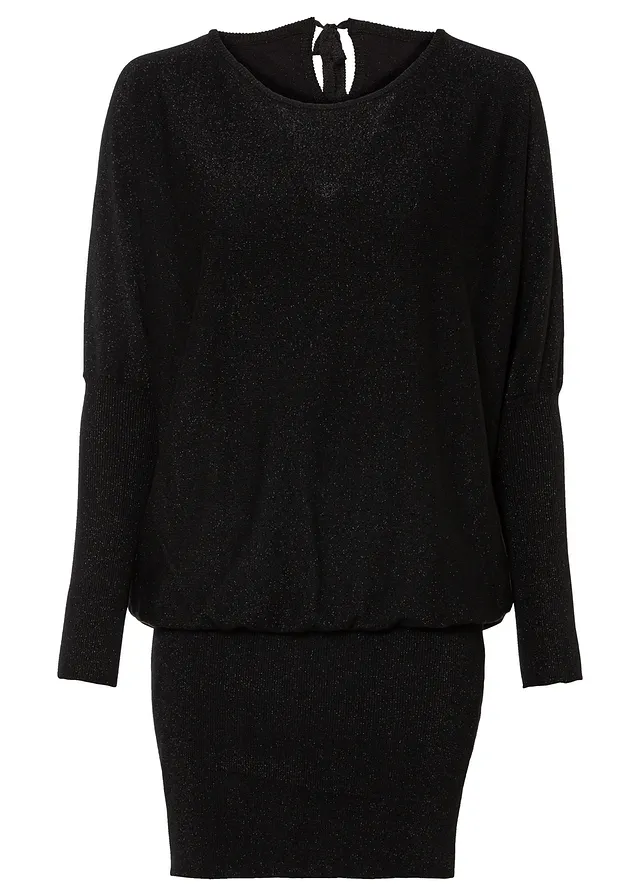 Pletené šaty z padavého viskózového mixu