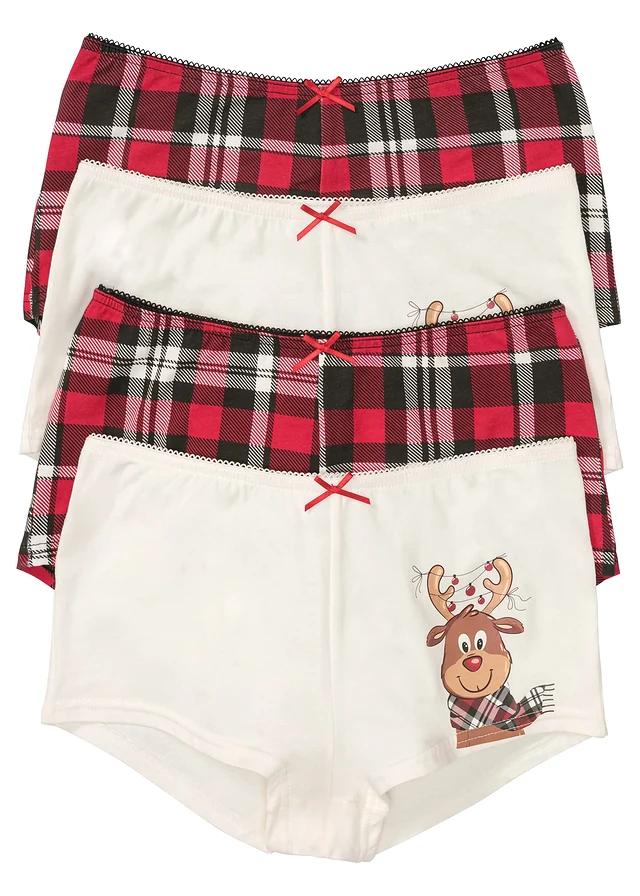 Lot de 4 boxers