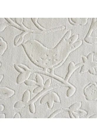 Handdoek van katoen met reliëfstructuur • beige gebloemd • bonprix online shop