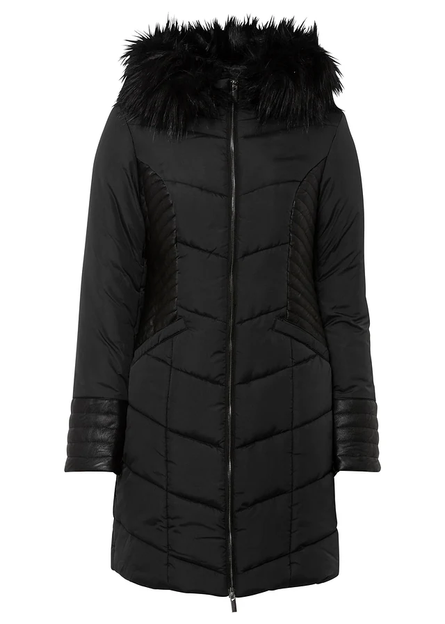 Doudoune longue, Couleur: noir