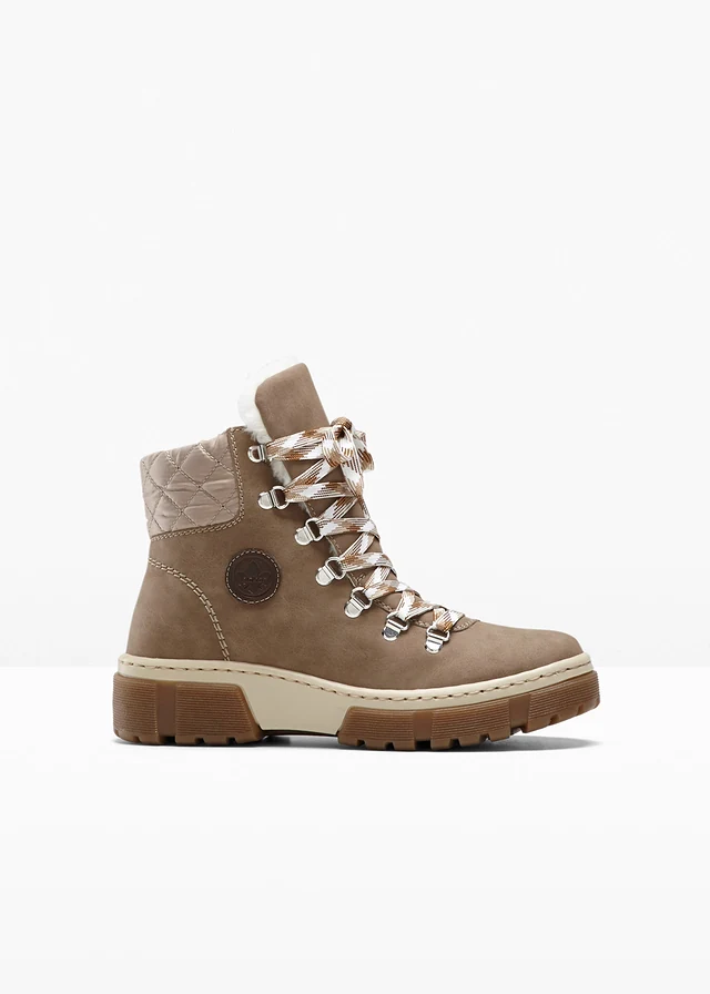 Boots à lacets Rieker, Couleur: taupe