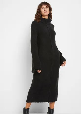 Lange coltrui • zwart • bonprix online shop