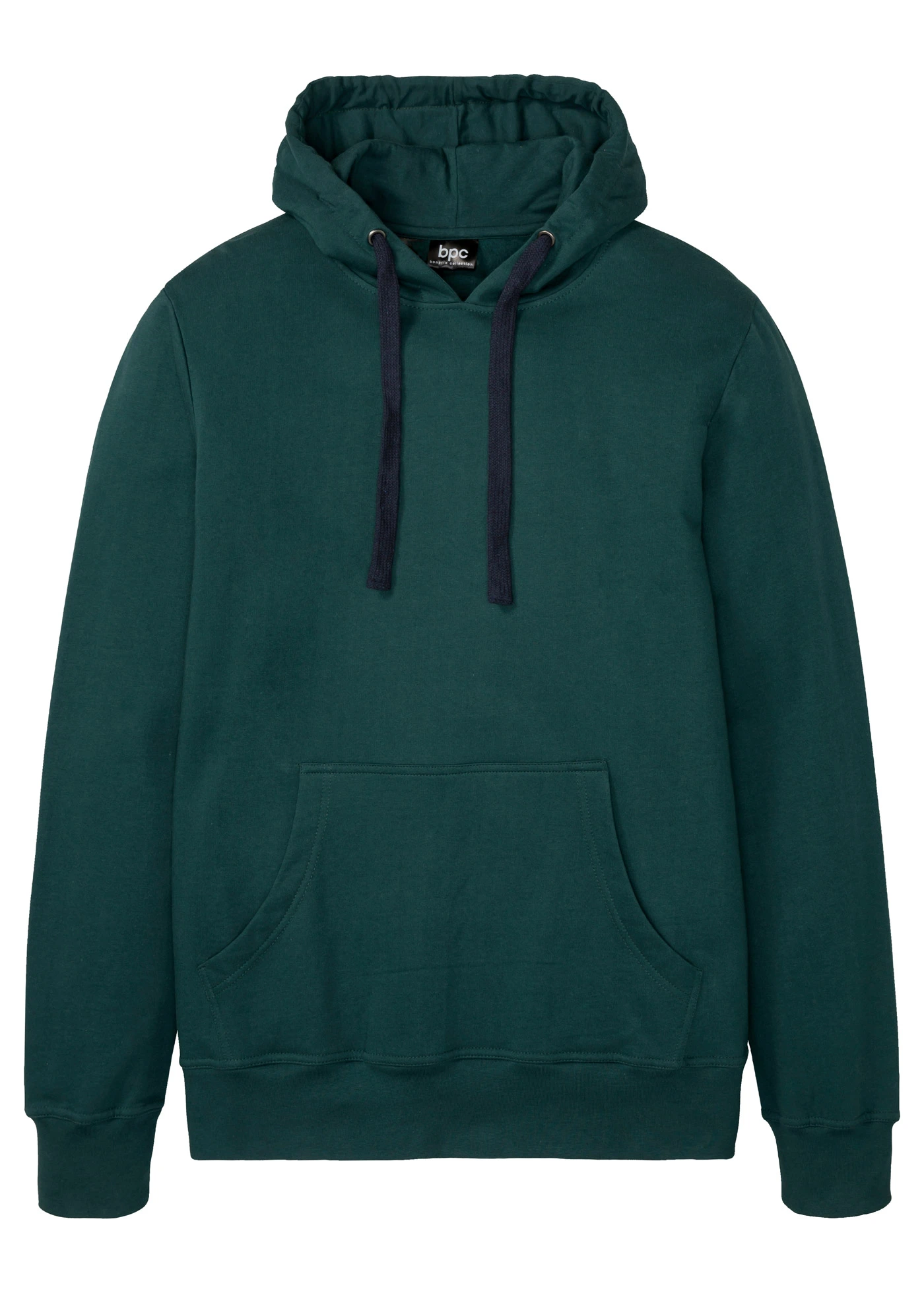 Hoodie van katoen • diepgroen • bonprix online shop