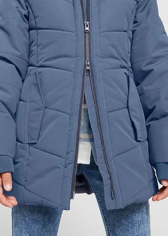 Zimní parka s kapucí, voděodolná • modrá • bonprix obchod