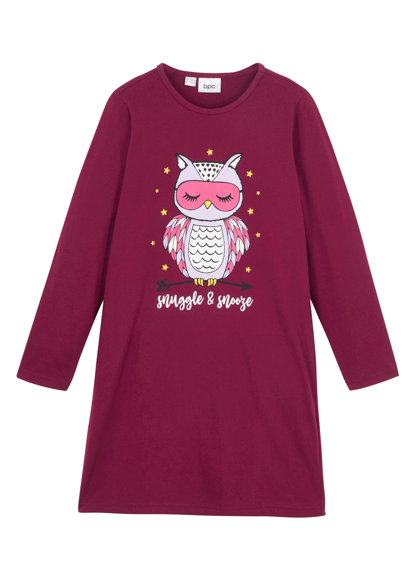 Noční košile z čisté organické bavlny • bobulová s potiskem • bonprix obchod