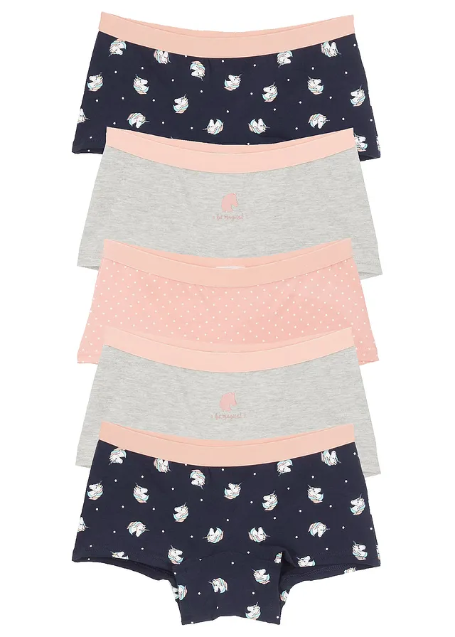 Chilot panty cu bumbac organic moale (set/5 buc.)