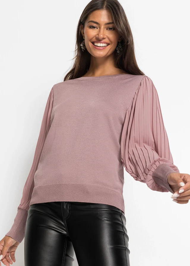Pull doux en fine maille, viscose majoritaire