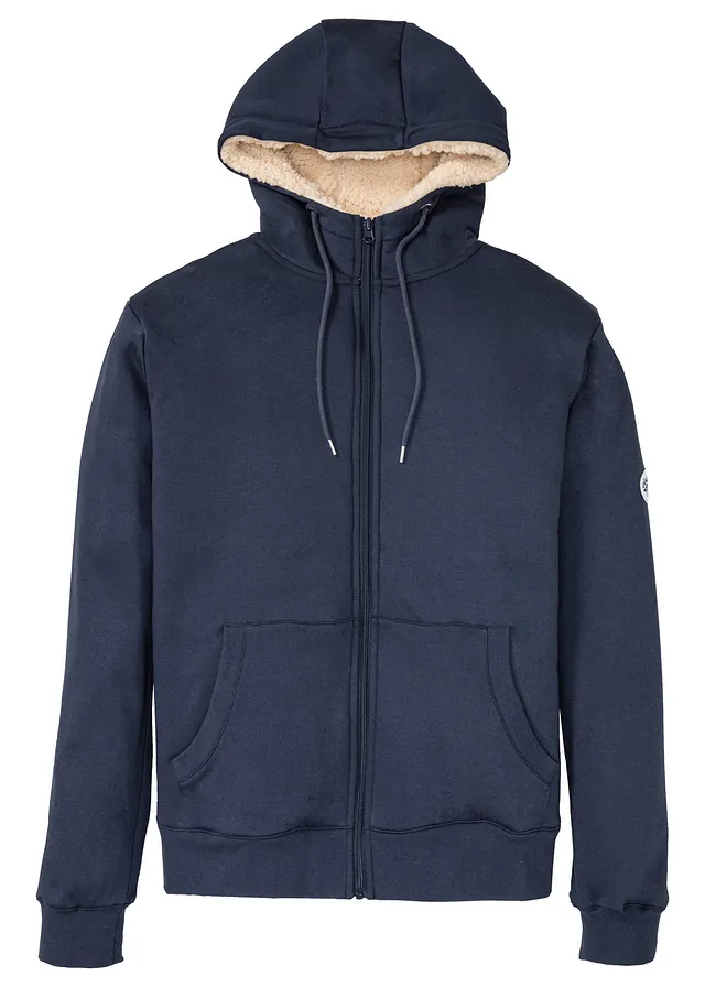 Jachetă termo casual cu căptușeală fleece