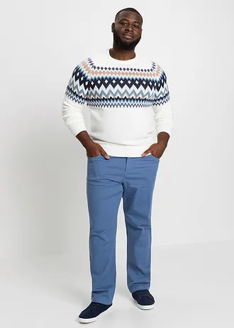 Norský svetr s recyklovaným polyakrylem, barva: světle krémová