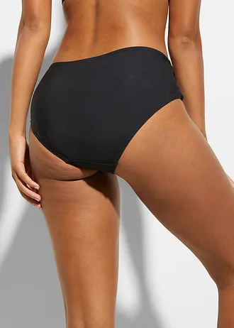 Stahovací bikinové kalhotky, lehký tvarující efekt • černá • bonprix obchod