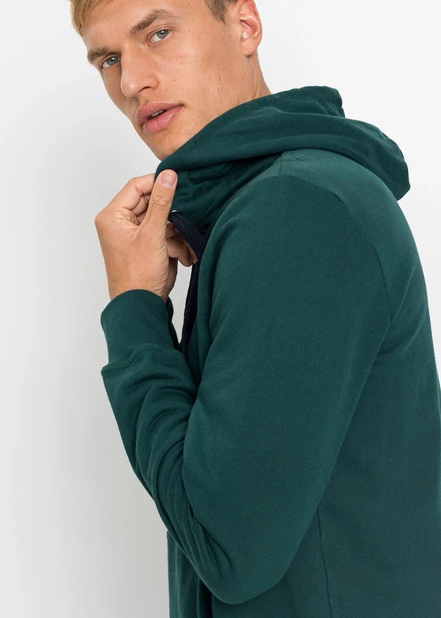 Sweat à capuche 100% coton • vert profond • product-page.page-title-suffix