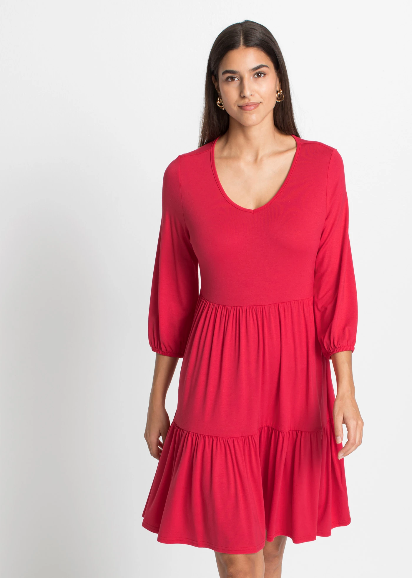 Jurk • rood • bonprix online shop