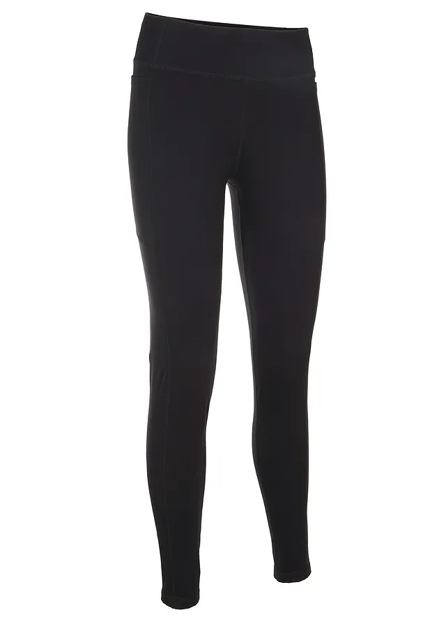 Športové legíny s bočnými vreckami, po členky, veľmi mäkké