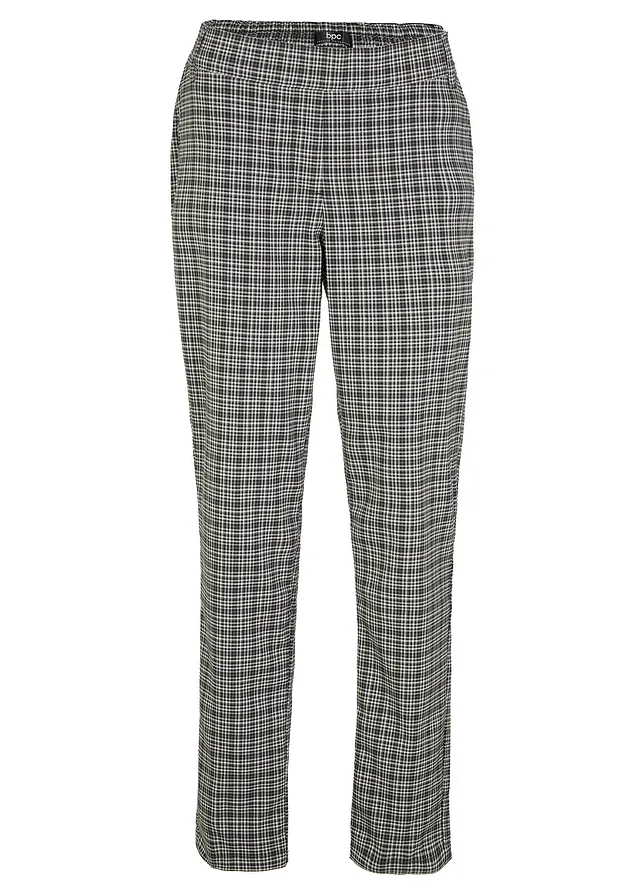 Pantaloni cadrilaţi cu bată comodă