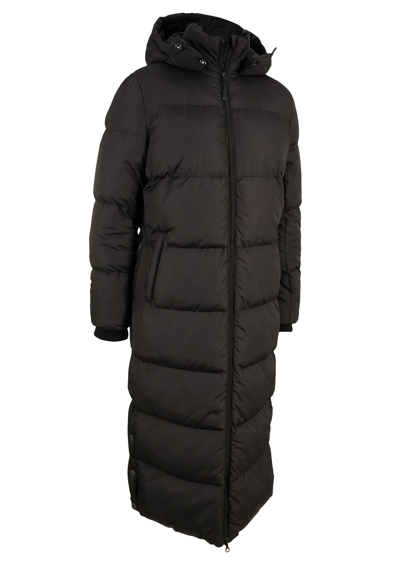 Funkčný prešívaný kabát, vodu odpudzujúca funkcia • čierna • obchod bonprix