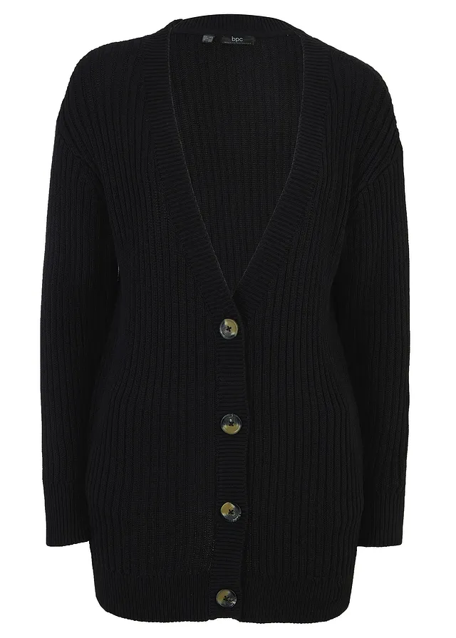 Vrúbkovaný pletený sveter Vrúbkovaný pletený sveter