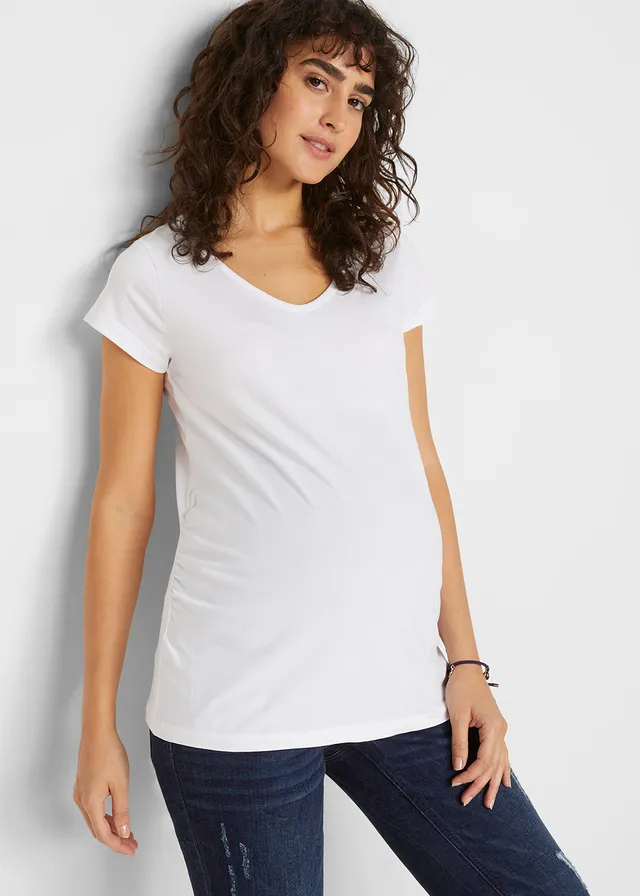Lot de 2 T-shirts basiques de grossesse • noir+blanc • product-page.page-title-suffix