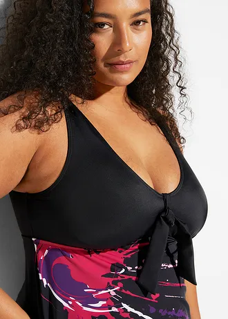 Koupací šaty, barva: černá