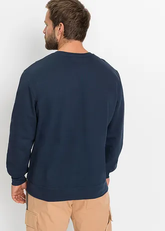Lot de 2 sweats 100% coton, Couleur: bleu foncé+pétrole