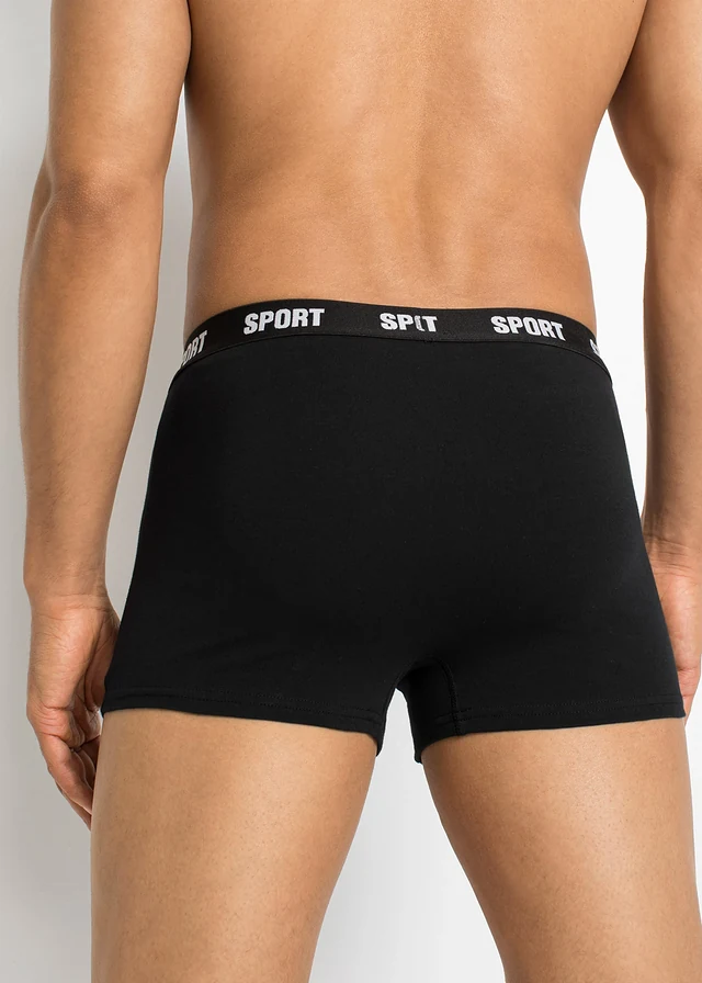 Strakke boxer (set van 3) • zwart met print • product-page.page-title-suffix