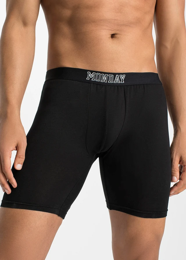 Lot de 7 boxers longs coton