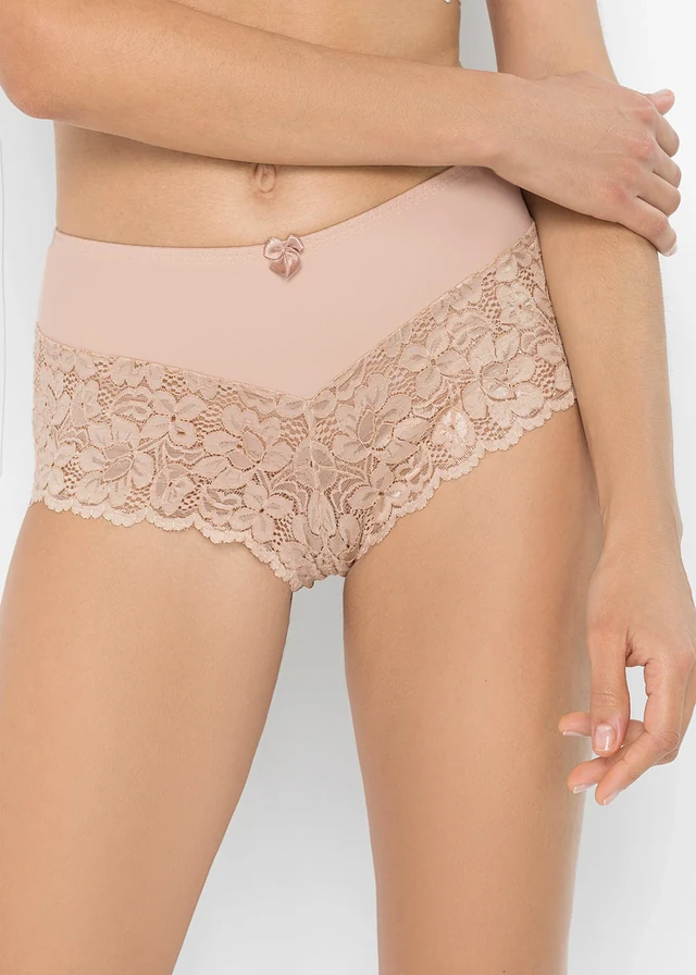 Culotte maxi à dentelle • beige mat • product-page.page-title-suffix