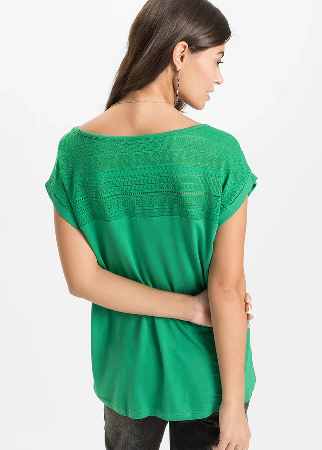 Shirt in een zachte viscosemix • groen • product-page.page-title-suffix