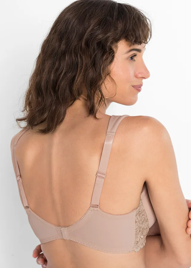 Soutien-gorge à coques et bretelles rembourrées • beige mat • product-page.page-title-suffix