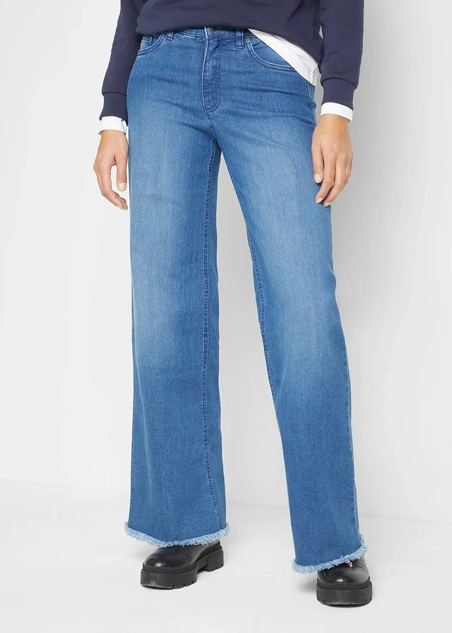 Wide leg jeans, high waist • blue stone used • product-page.page-title-suffix