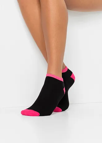 Lot de 8 paires de socquettes • noir/multicolore • Boutique bonprix