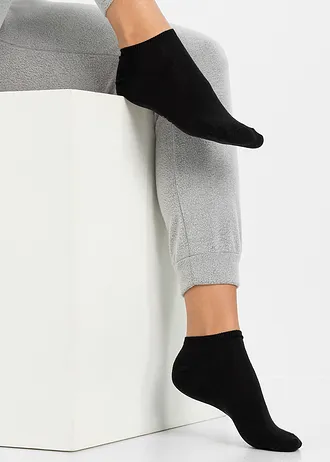 Sneakersokken met biologisch katoen (20 paar), Kleur: zwart