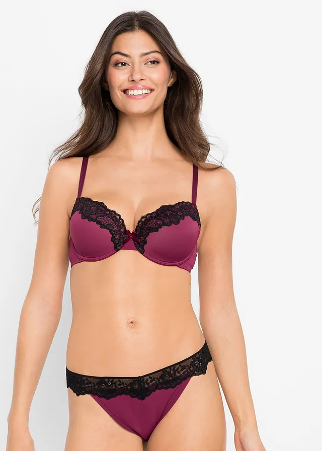 Voorgevormde beugel bh met gerecycled polyamide (set van 3)
