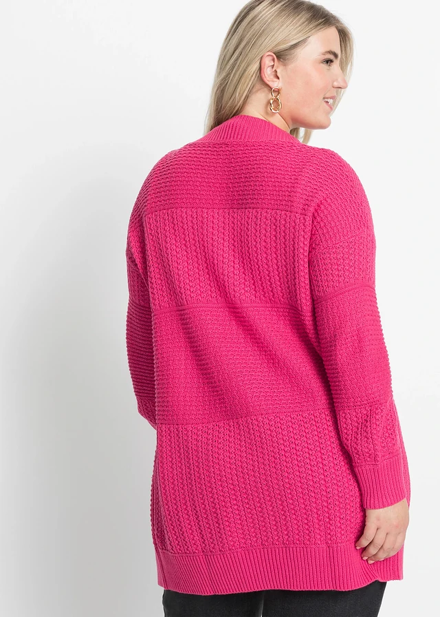 Lang vest, Kleur: donkerpink