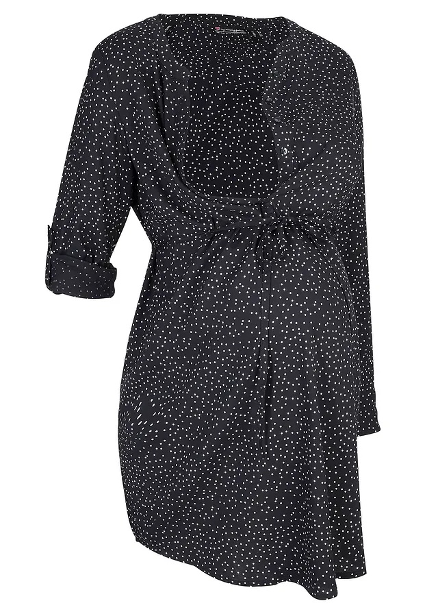 Rochie de gravide și de alăptare 2-în-1 din viscoză fluidă